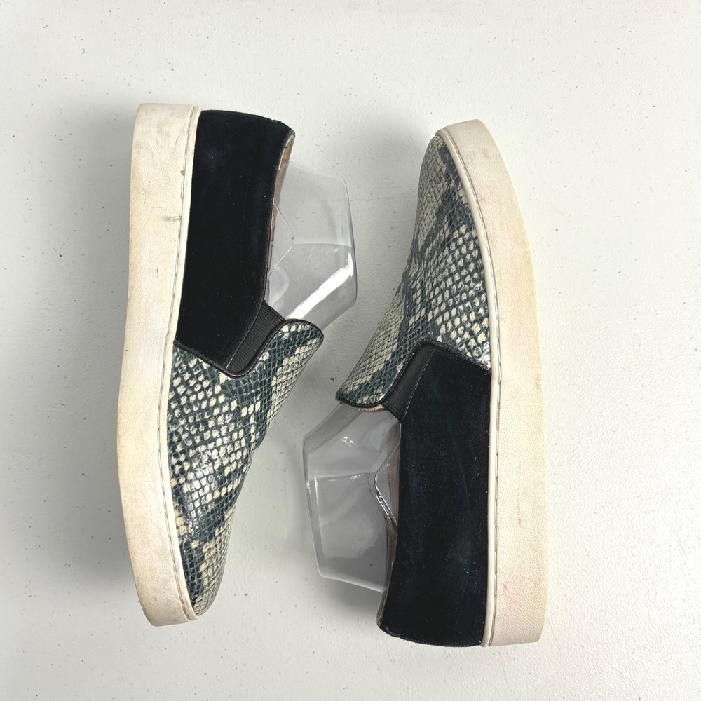 Vionic Midi Slip On Sneakers Snakeskin Print Suede Orthopedic Comfort Women  8 - Picture 6 of 11